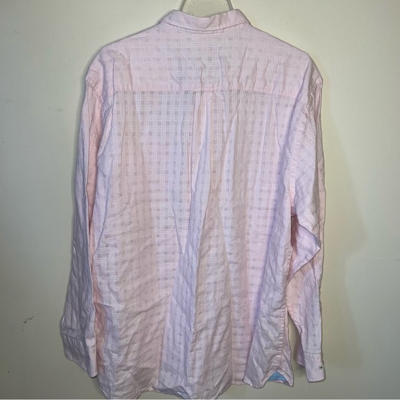 Tommy Bahama Linen Blend Button Down Shirt Pink Size XL - Picture 2 of 10